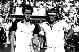 Two fans went to Wimbledon in flawless Bjorn Borg and John McEnroe costumes